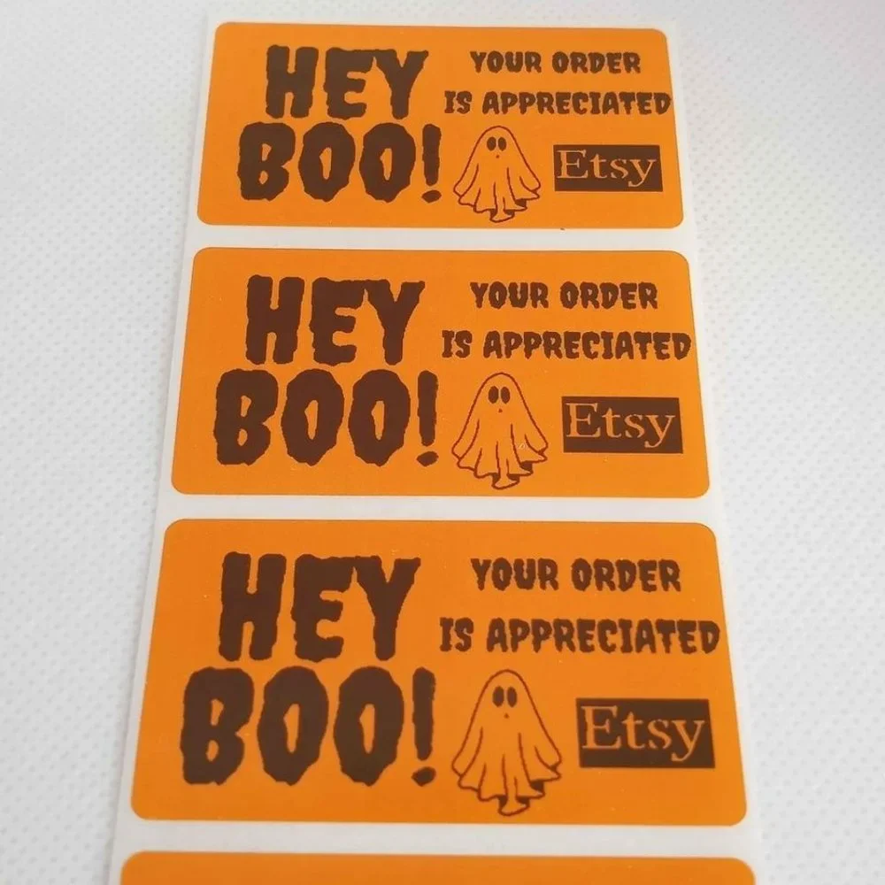 💙100 Etsy- Shipping Labels Thermal Packaging Stickers 2.25